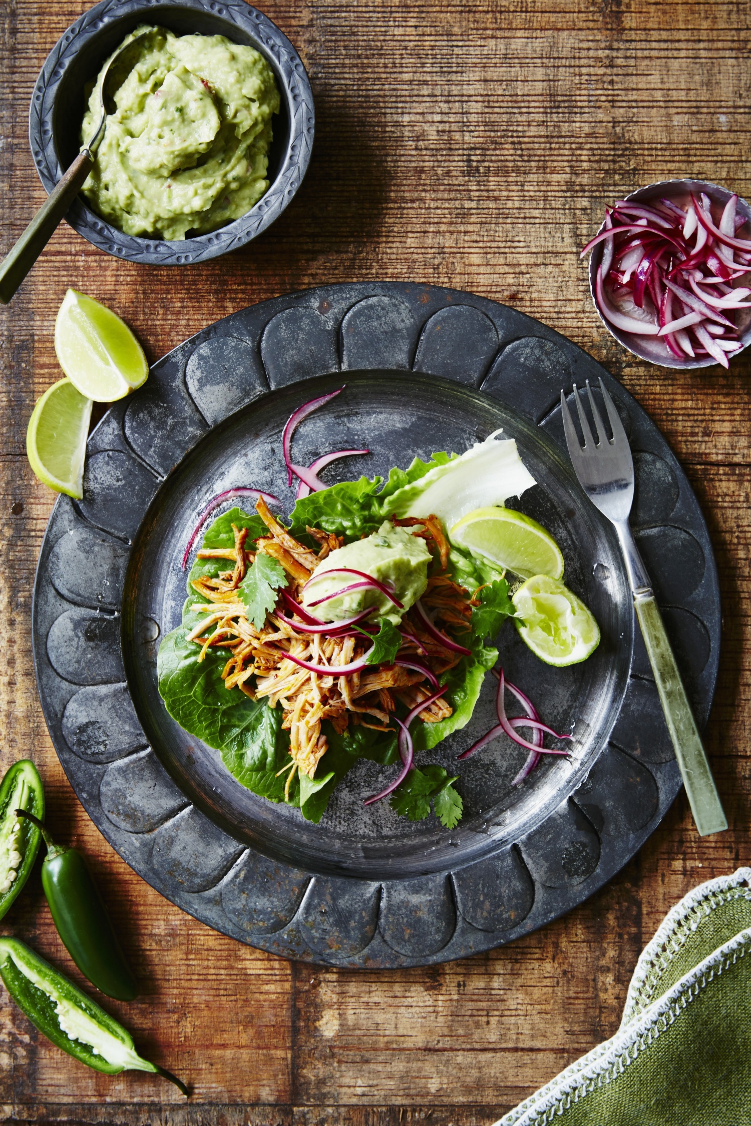 Pulled pork with guacamole - Australian Avocados