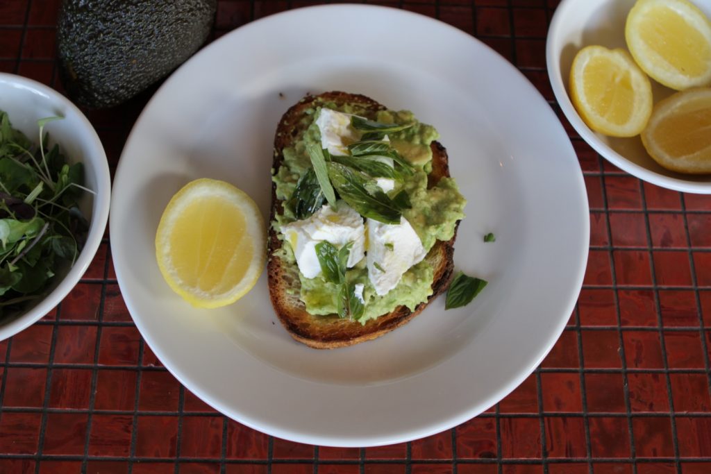 Smashed avocado with ricotta Australian Avocados