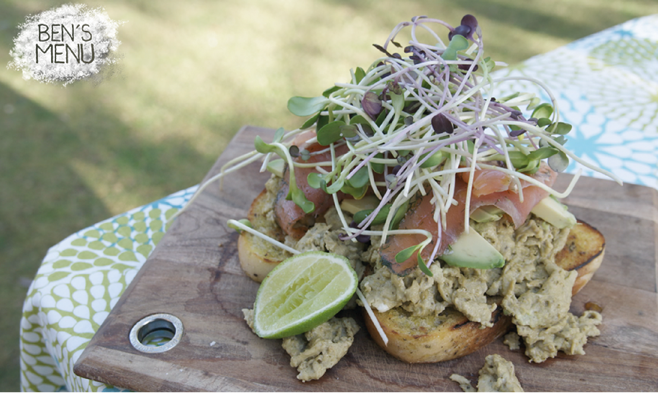 Ben's green egg sandwich - Australian Avocados