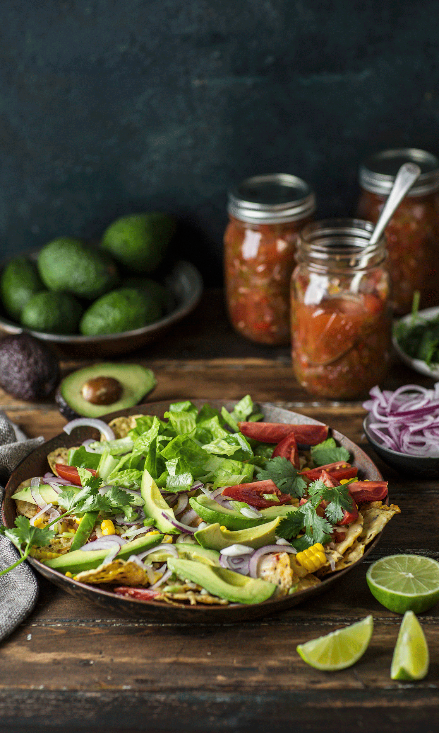 Avo & CC's nacho salad