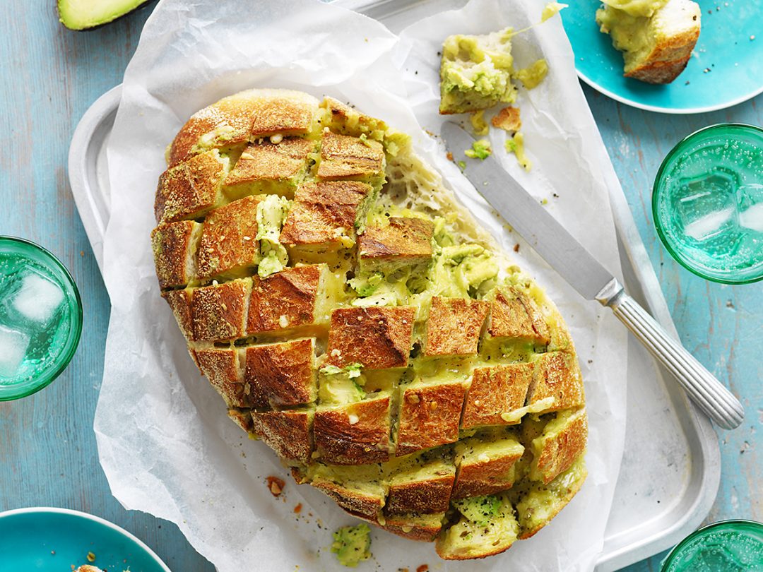 Avo, garlic & cheese bread Australian Avocados