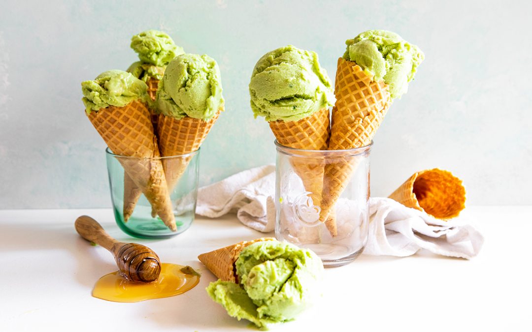 Avocado & banana nice-cream