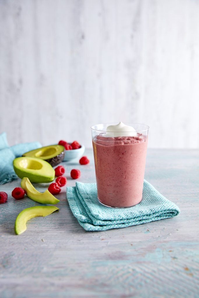 Raspberry Yoghurt Breakfast Smoothie - Australian Avocados