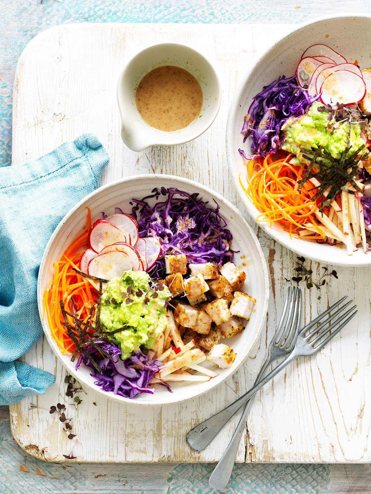 Avocado poke bowl