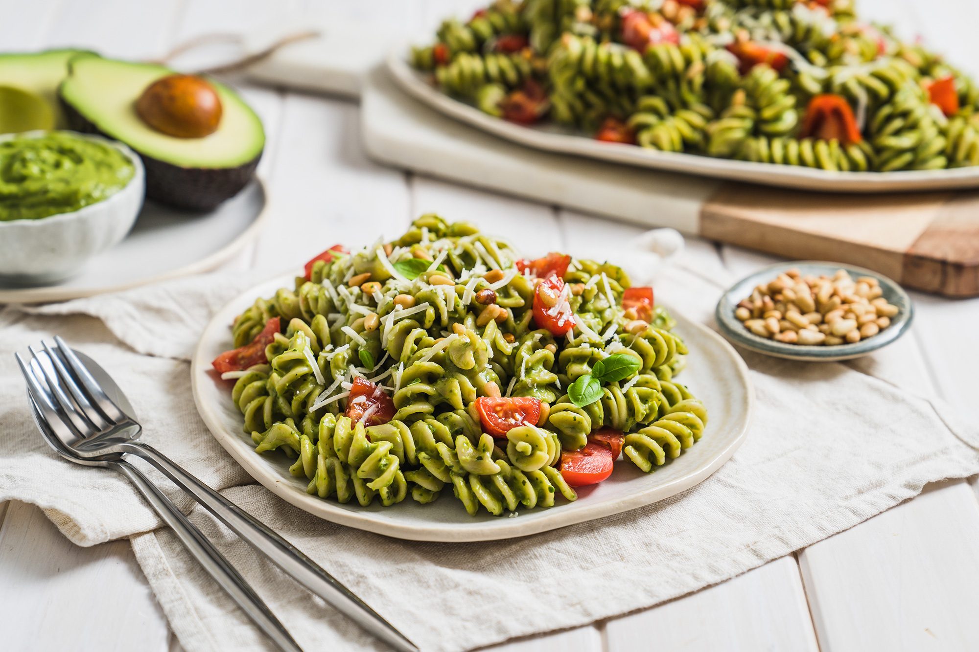 2. Creamy Dreamy Avocado Pasta