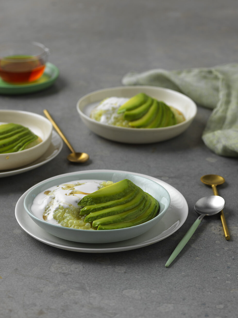 Avocado Sago and Coconut Pudding with Palm Sugar Australian Avocados