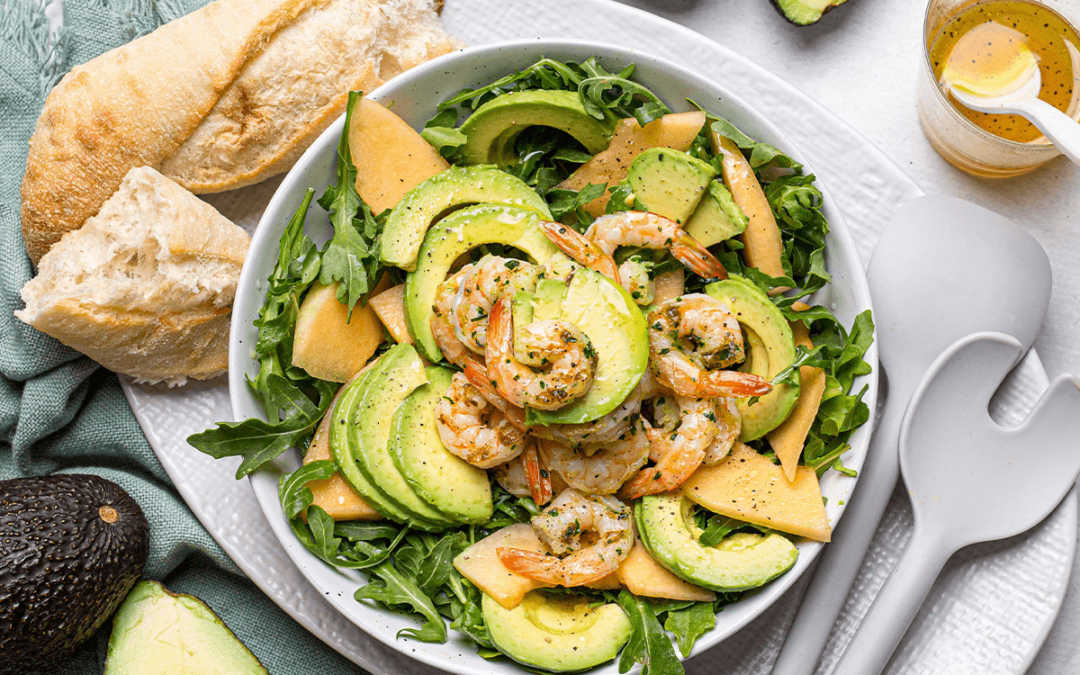 Avocado and Rockmelon Salad