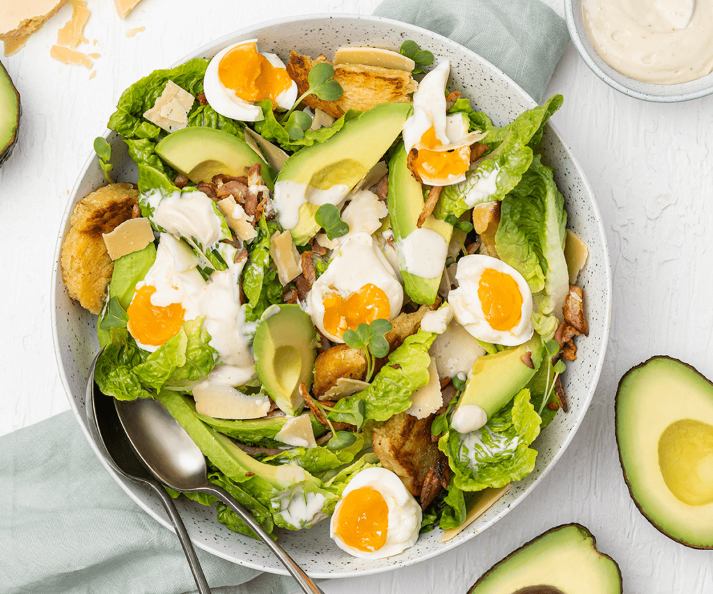 Avocado Caesar Salad Australian Avocados