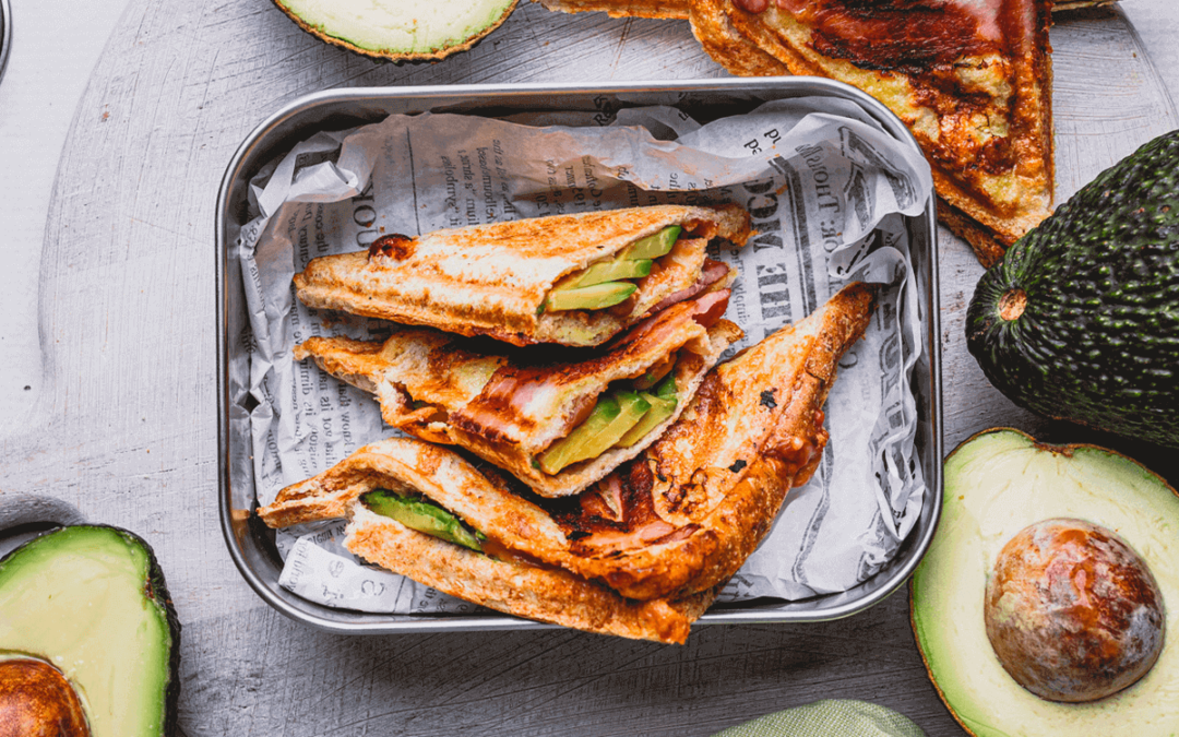 Avocado and Baked Bean Jaffles