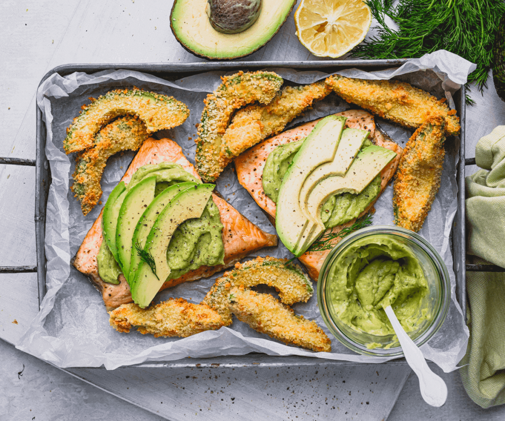 Swedish-Style Baked Salmon with Avocado Sauce - Australian Avocados
