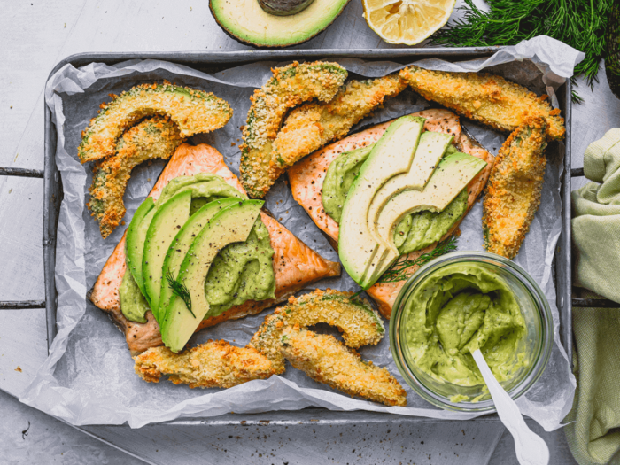 Avocado and baked beans on toast Australian Avocados
