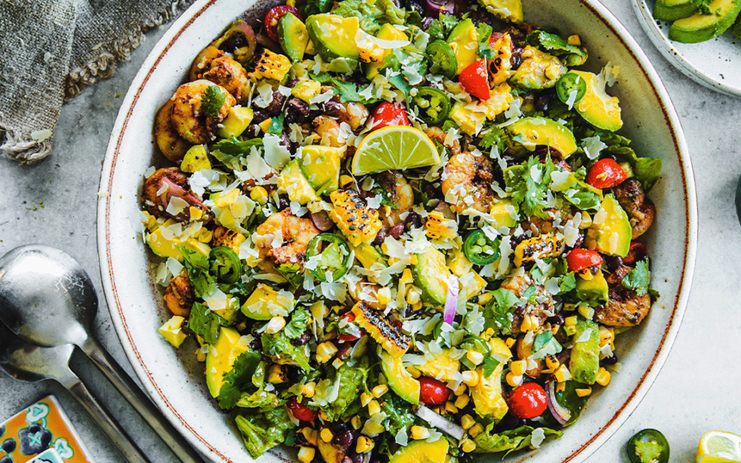 Mexican Prawn Avocado Salad