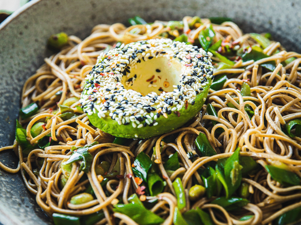 Avocado Sesame Soba Noodles Australian Avocados