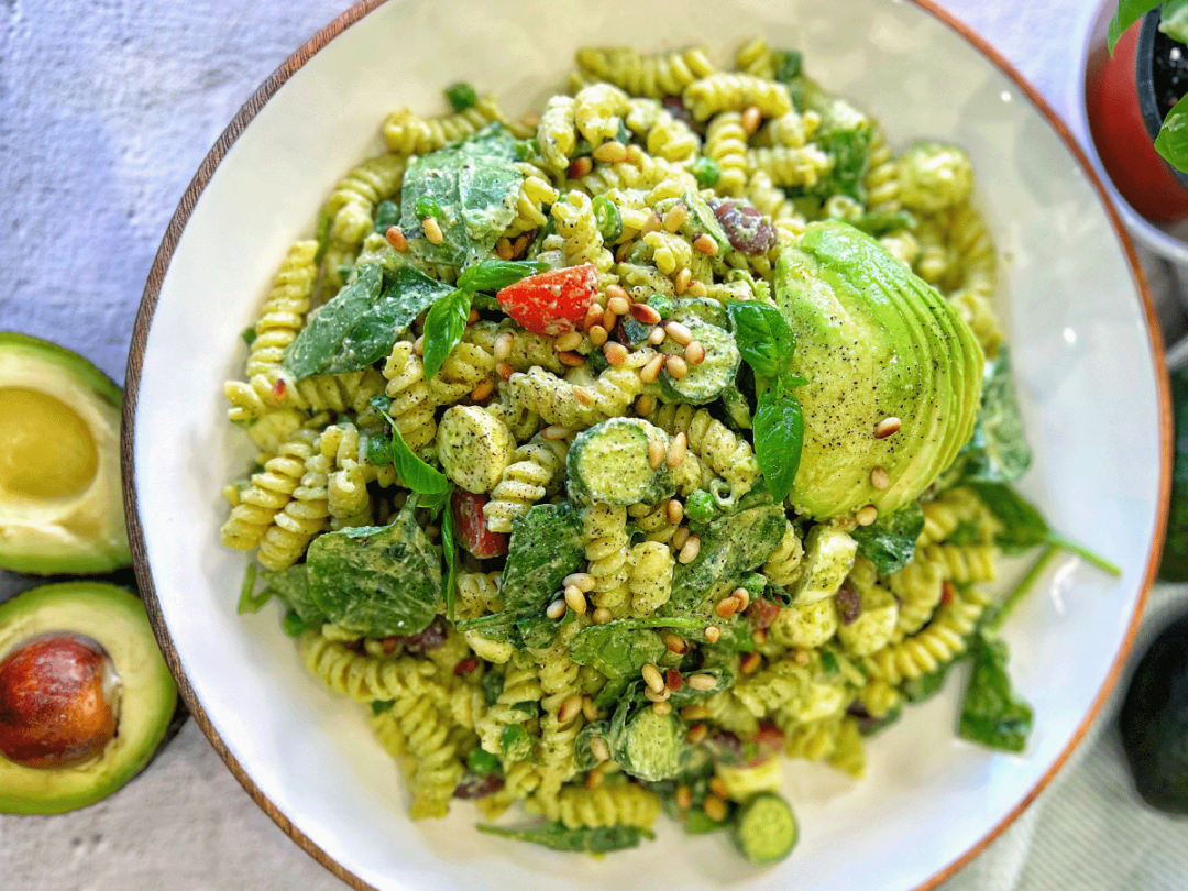 Avocado pesto pasta salad Australian Avocados