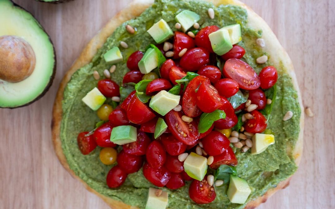 Avocado Bruschetta Pizza