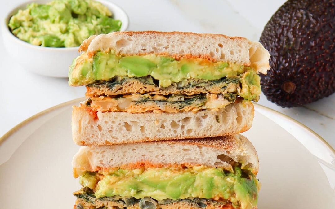 Avocado Breakfast Sandwiches