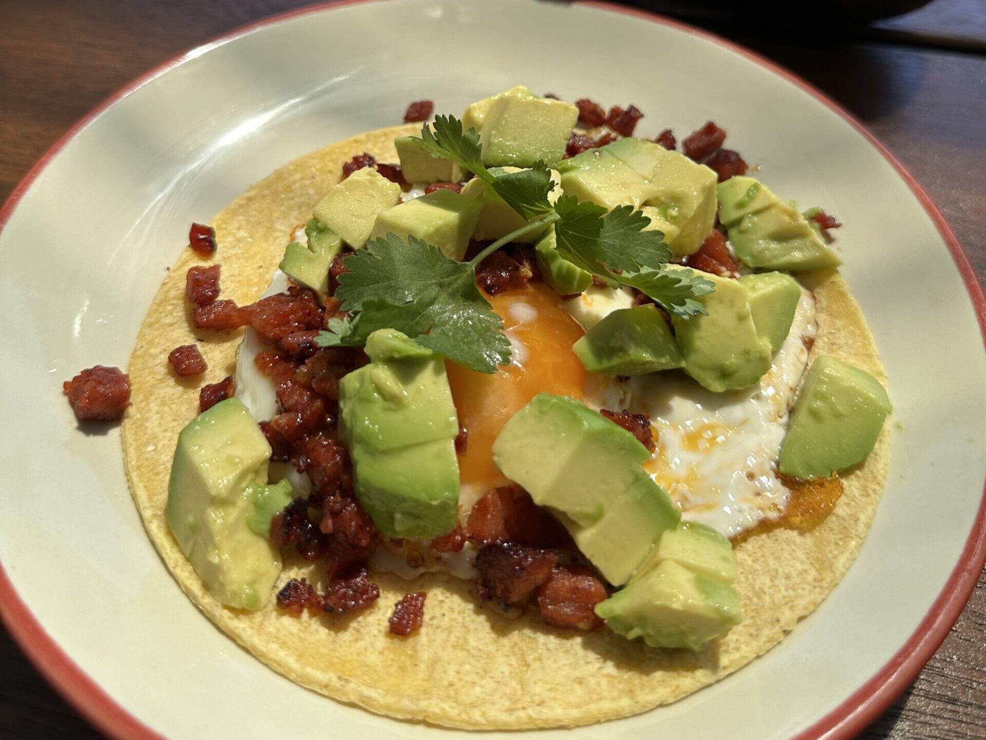 Avocado and Chorizo Breakfast Taco - Australian Avocados