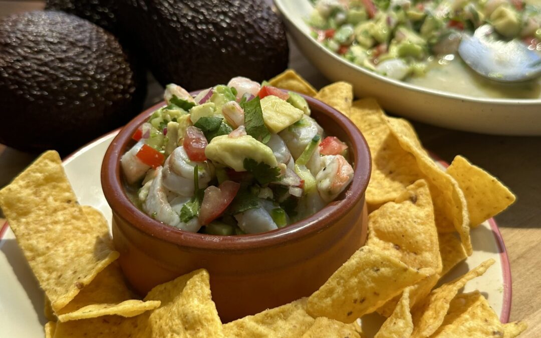 Avocado and Prawn Ceviche