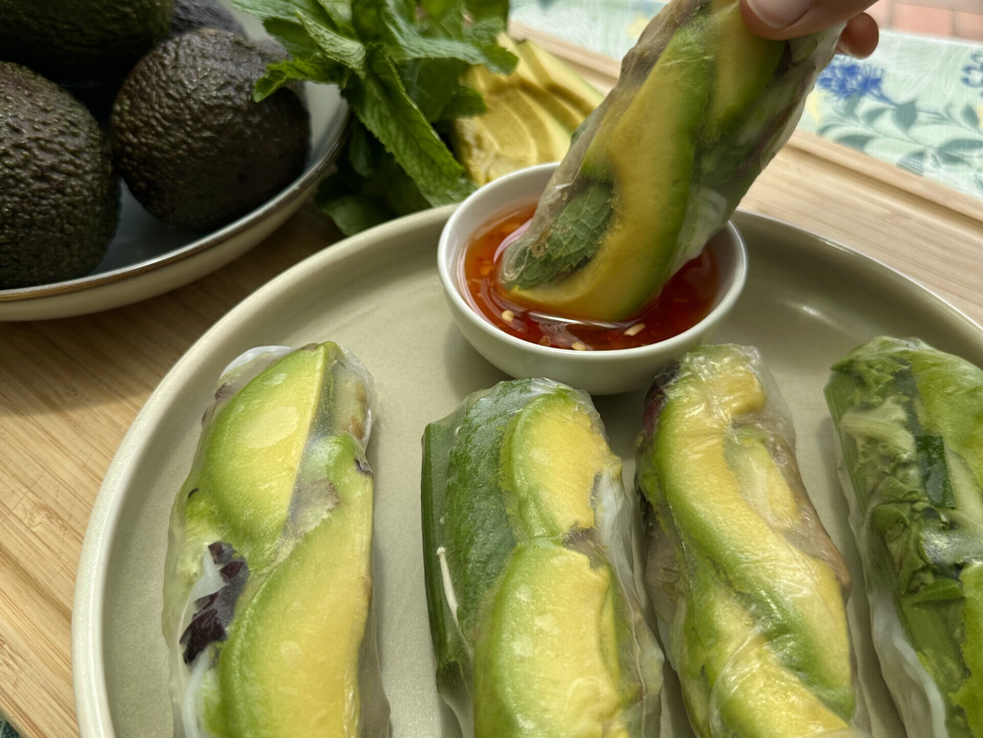 Avocado Summer Rolls - Australian Avocados