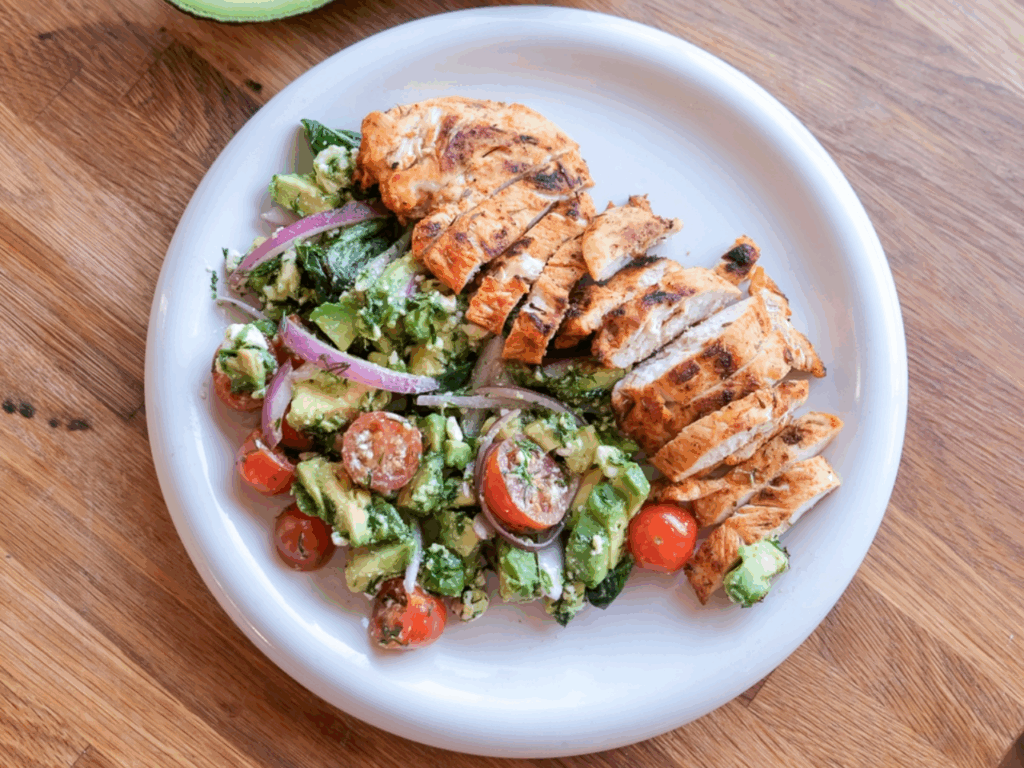 Avocado Grilled Chicken Salad - Australian Avocados