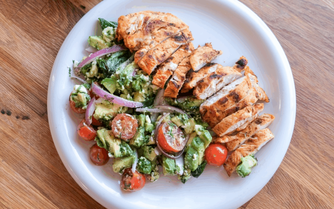Avocado Grilled Chicken Salad