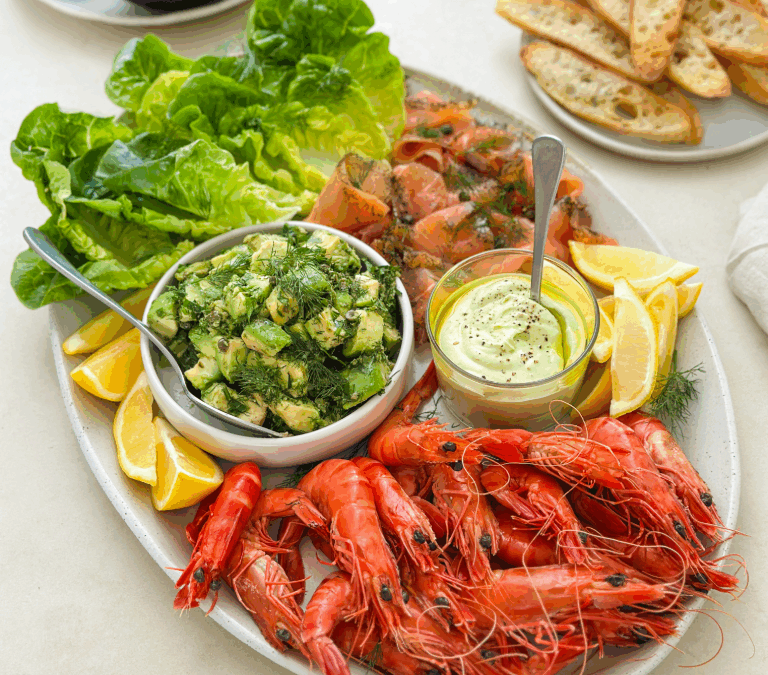 Avocado and Seafood Platter x Tom Walton