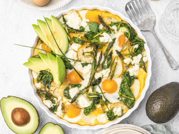 Baked Eggs with Avocado