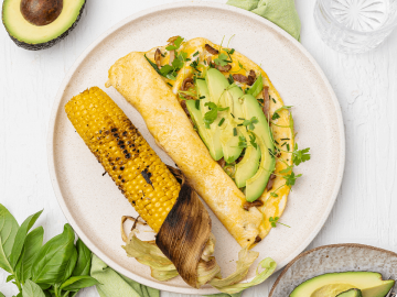 Anytime Avocado Omelette