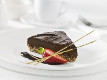 Chocolate and avocado torte