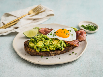 Egg & Bacon Avocado Toast