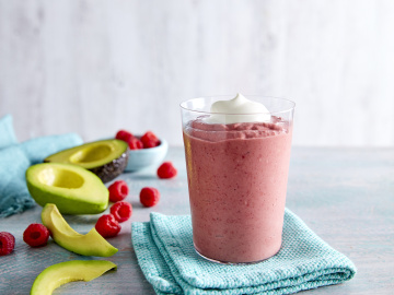 Raspberry Yoghurt Breakfast Smoothie