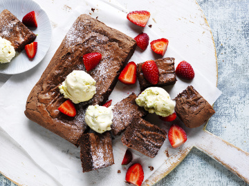 Decadent avo brownie