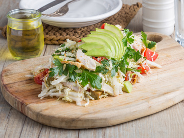Chicken & avocado salad