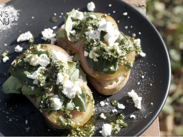 Ben's breakfast bruschetta